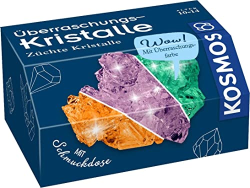 KOSMOS 657963 Überraschungs-Kristalle selbst züchten Experimentierset für Kinder, White von Kosmos