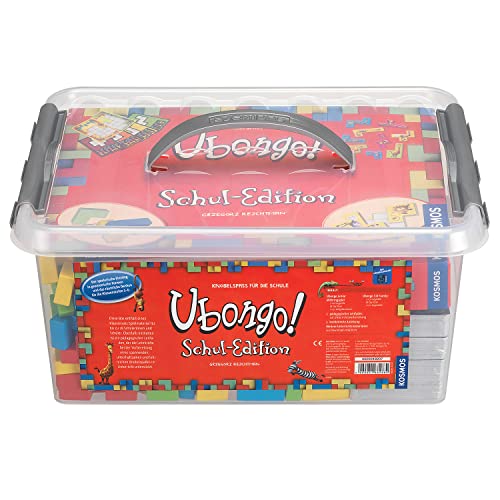 KOSMOS ‎682880 Ubongo - Schuledition, Klassensatz für 28 Kinder, Klassenstufe 1 - 6., für Schülerinnen und Schüler ab 6 Jahre, spielerisch Mathe Lernen, geometrische Formen, räumliches Denken von Kosmos