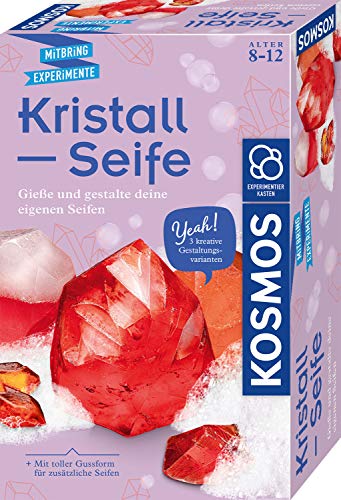 KOSMOS 657925 Kristall-Seife, Schöne Seifen selbst gießen und gestalten, DIY Seifen selbst herstellen, Experimentier-Set für Kinder ab 8 Jahre, Mitbringsel, Geschenk für Kindergeburtstag KOSMOS 657925 Kristall-Seife, Schöne Seifen selbst gießen und gestalten, DIY Seifen selbst herstellen, Experimentier-Set für Kinder ab 8 Jahre, Mitbringsel, Geschenk für Kindergeburtstag von Kosmos