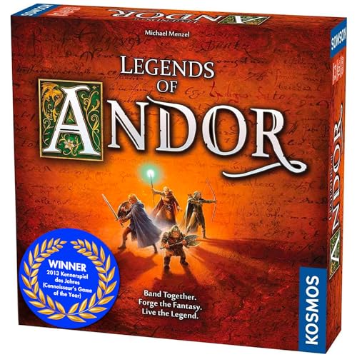 Thames & Kosmos , 691745, Legends of Andor: The Base Game, Cooperative Strategy Game, 2-4 Players, Ages 10+ von Thames & Kosmos