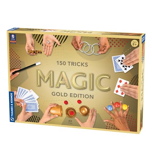 Thames & Kosmos , 698232 , Magic: Gold Edition , 150 Tricks , Blow Your Friends and Family Away with These Amazing Magic Tricks , 42 Props , Ages 8+ von Thames & Kosmos