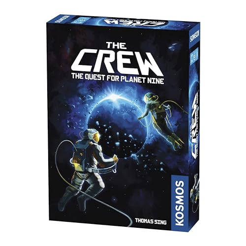 Thames & Kosmos , 691868, The Crew: The Quest for Planet Nine, Cooperative Trick Taking Game, 50 Different Missions, 3-5 Players, Ages 10+ von Thames & Kosmos