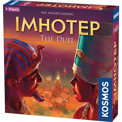 Thames & Kosmos , 694272 , Imhotep Duel , The Competition of The Builders Continues , Strategy Game , 2 Players , Ages 10+ von Thames & Kosmos