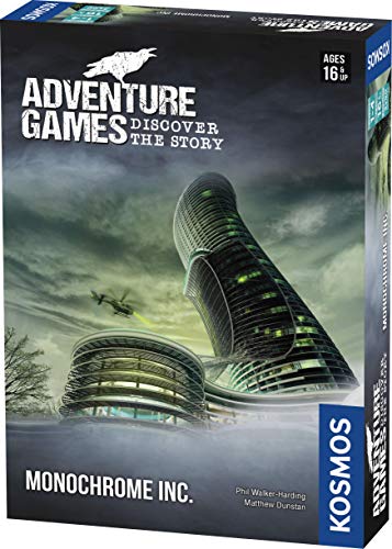 Thames & Kosmos, 695132, Adventure Game: Monochrome, Discover The Story, Cooperative Board Game,1-4 Players, Ages 16+ von Thames & Kosmos