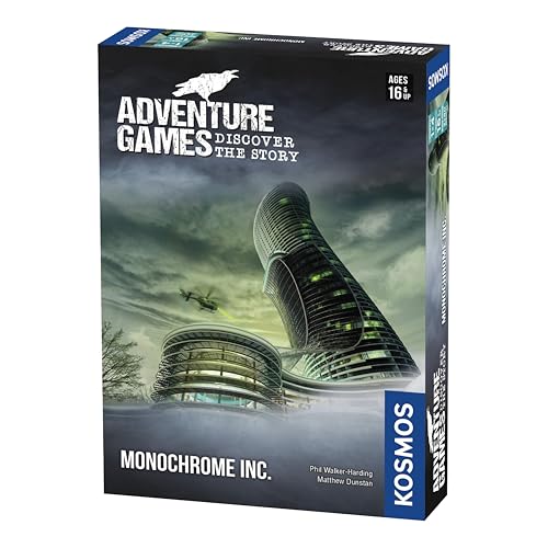 Thames & Kosmos, 695132, Adventure Game: Monochrome, Discover The Story, Cooperative Board Game,1-4 Players, Ages 16+ von Thames & Kosmos