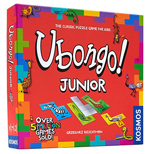 Thames & Kosmos - Ubongo! Junior - Level: Beginner - Unique Puzzle Game - 1-4 Players - Puzzle Solving Strategy Board Games for Adults & Kids, Ages 5+, 697396 von Thames & Kosmos