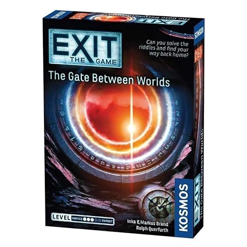 Thames & Kosmos - EXIT: The Gate Between Worlds - Level: 3/5 - Unique Escape Room Game - 1-4 Players - Puzzle Solving Strategy Board Games for Adults & Kids, Ages 10+ - 692879 von Thames & Kosmos