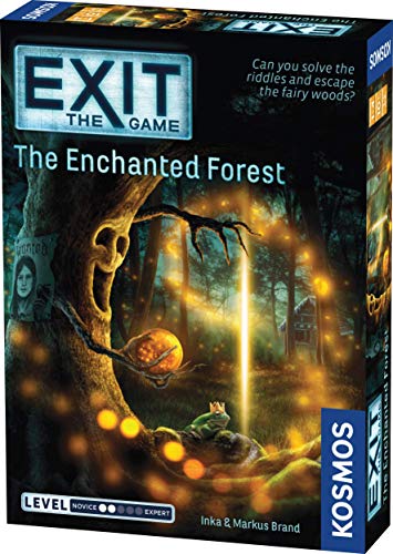 Thames & Kosmos - EXIT: The Enchanted Forest - Level: 2/5 - Unique Escape Room Game - 1-4 Players - Puzzle Solving Strategy Board Games for Adults & Kids, Ages 10+ - 692875 von Thames & Kosmos