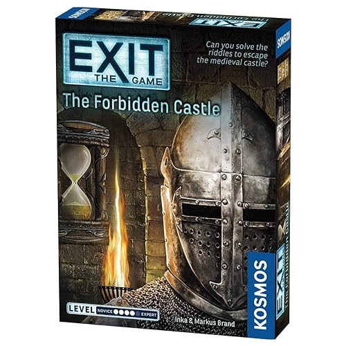 Thames & Kosmos - EXIT: The Forbidden Castle - Level: 4/5 - Unique Escape Room Game - 1-4 Players - Puzzle Solving Strategy Board Games for Adults & Kids, Ages 12+ - 692872 von Thames & Kosmos