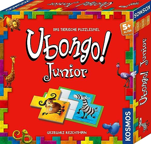 Kosmos 683429 Ubongo! Junior, rasantes Kinderspiel ab 5 Jahren, Knobelspaß und Legespiel, für 1-4 Personen, Brettspiel, Familienspiel, Geschenk zum Kindergeburtstag Kosmos 683429 Ubongo! Junior, rasantes Kinderspiel ab 5 Jahren, Knobelspaß und Legespiel, für 1-4 Personen, Brettspiel, Familienspiel, Geschenk zum Kindergeburtstag von Kosmos
