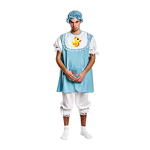 Kostümplanet® Baby Kostüm Herren mit Mütze blau Baby Junge Bube Babykostüm Größe 64/66 von Kostümplanet