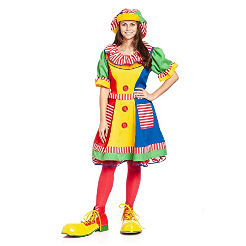 Kostümplanet Clown-Kostüm Damen Karneval Fasching Clowns (32-34) von Kostümplanet