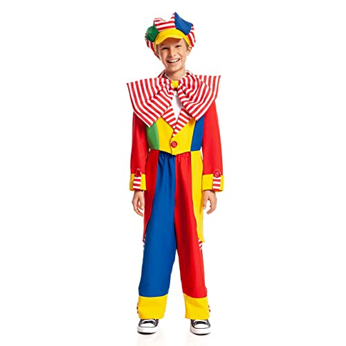 Kostümplanet Clown-Kostüm Kinder Jungen Clowns Kinderkostüm Clown Karneval (164) von Kostümplanet