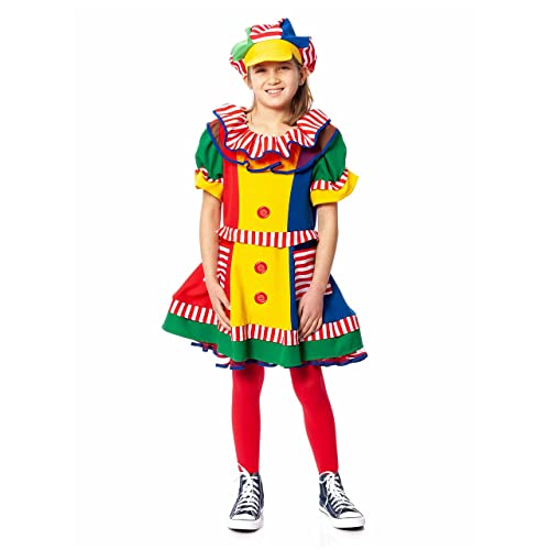 Kostümplanet Clown-Kostüm Kinder Mädchen Kinderkostüm Claun (116) von Kostümplanet
