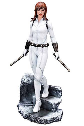 Kotobukiya Universe ARTFX Premier PVC Statue 1/10 Black Widow White Costume Limited Edition 21 cm MK366 Mehrfarbig von Kotobukiya