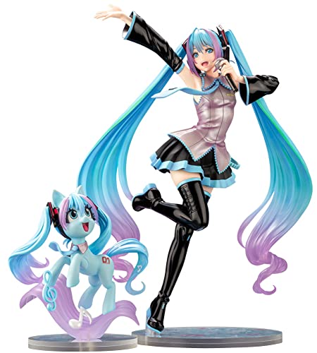 Kotobukiya kleines Pony Feat. Hatsune Miku Bishoujo PVC Statue 1/7 22 cm, Mehrfarbig, SV321 von Kotobukiya