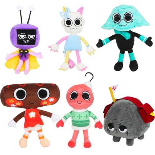 Kouipoie Dandy'S World PlüSchtier,13" Weiches Plush Toy FüR Kinder,Niedliche Critters PlüSchtiere FüR Jungen&MäDchen Ab 4 Weihnachten,Geburtstage&Gaming-Fans (6PCS) von Kouipoie