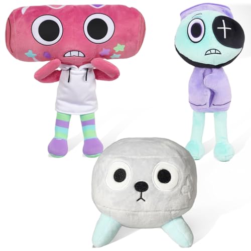 Kouipoie Dandy's World Plüschtier,13" Weiches Kuscheltier,Niedliche Plüschtiere für Kinder, Jungen und Mädchen im Alter von 4 5 6 7 8 9 10+ Fans,Ideal für Geburtstage. (3PCS) von Kouipoie