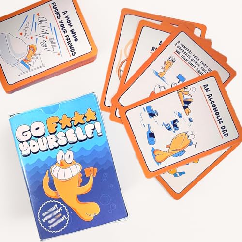 Kouipoie Go Fish Kartenspiel Für Erwachsene,Lustiges Gesellschaftsspiel Mit Frechem Humor,Adult Go Fish Card Game,Spiel des Lebens Für Partys,Reisen,Gag Geschenk & Card Games Reisespiele. (1PCS) von Kouipoie