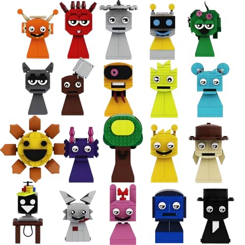 Kouipoie Sprunki Spielzeugfiguren Set, Bunte Sprunki Action Figures für Kinder und Erwachsene, Gamer und Deko, Ideal für Weihnachten und Geburtstage (20PCS) von Kouipoie