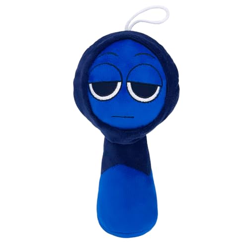 Kouipoie Sprunki Plüschtier,7.8" Weiches Kuscheltier für Kinder & Erwachsene,Lustiges Sprunki Plush Spielzeug als Geschenk zu Geburtstag,Ostern,Sprunki Toys Fans Lieben Es. (Blau A) von Kouipoie