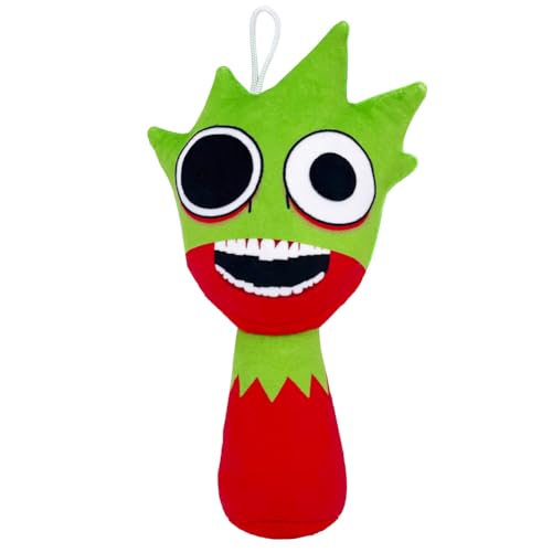 Kouipoie Sprunki Plüschtier,7.8" Weiches Kuscheltier für Kinder & Erwachsene,Lustiges Sprunki Plush Spielzeug als Geschenk zu Geburtstag,Ostern,Sprunki Toys Fans Lieben Es (Green B) von Kouipoie