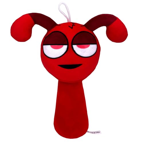 Kouipoie Sprunki Plüschtier,7.8" Weiches Kuscheltier für Kinder & Erwachsene,Lustiges Sprunki Plush Spielzeug als Geschenk zu Geburtstag,Ostern,Sprunki Toys Fans Lieben Es. (Red A) von Kouipoie