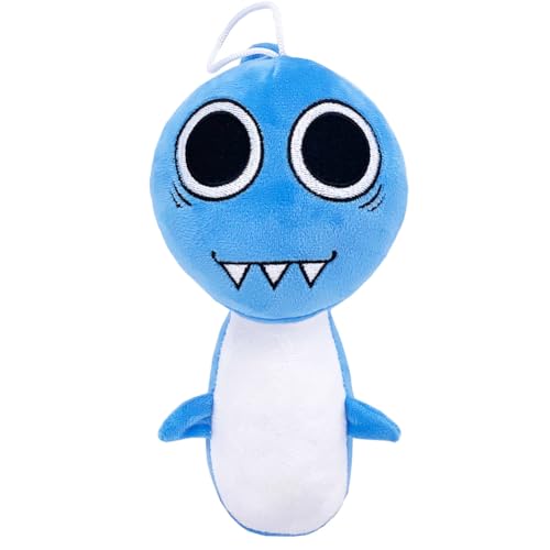 Kouipoie Sprunki Plüschtier,7.8" Weiches Kuscheltier für Kinder & Erwachsene,Lustiges Sprunki Plush Spielzeug als Geschenk zu Geburtstag,Ostern,Sprunki Toys Fans Lieben Es. (Shark) von Kouipoie
