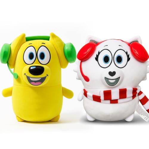Kouipoie Tyler and Snowi Plüschtiere,Superweiche Kuscheltiere für Kinder,Tyler & Snowi Plush Set, Weihnachten & Geburtstag,Niedliche Deko & Spielzeug. (2PCS) von Kouipoie