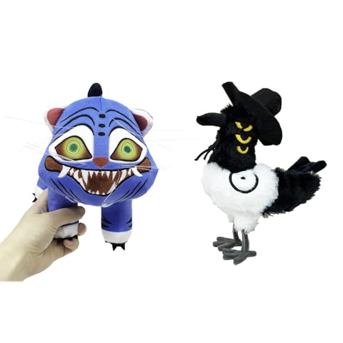 Kpop Demon Hunters Plushies Tiger Spielzeug FüR Kinder Und Erwachsene Kuscheltier PlüSchie SüßEs Geschenk FüR Kpop Fans Halloween Deko Jungen MäDchen Spielzeug PlüSchtier Sammlerartikel (2PCS) von Kouipoie