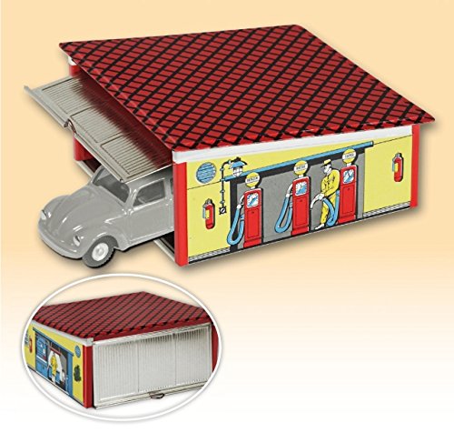 KOVAP Blechspielzeug - Garage mit Schwingtor von KOVAP