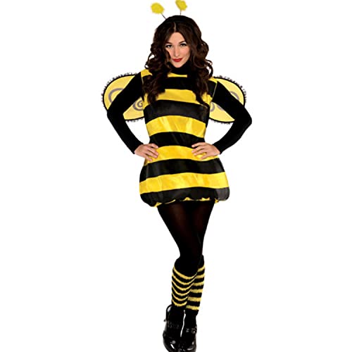 Bienen Kostüm Meli für Damen Gr. M/L Kleid Tier Tierkostüm Fasching Karneval von Krause & Sohn