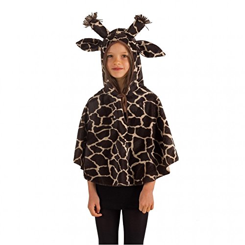 Giraffen Kostüm für Kinder Gr. 128 braun-gefleckt Tier Fasching Tierkostüm Karneval von Krause & Sohn