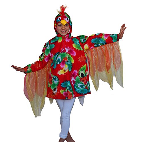 Kinder Kostüm Bunter Papagei Polly Gr. 110 Vogel Tier Fasching Karneval von Krause & Sohn