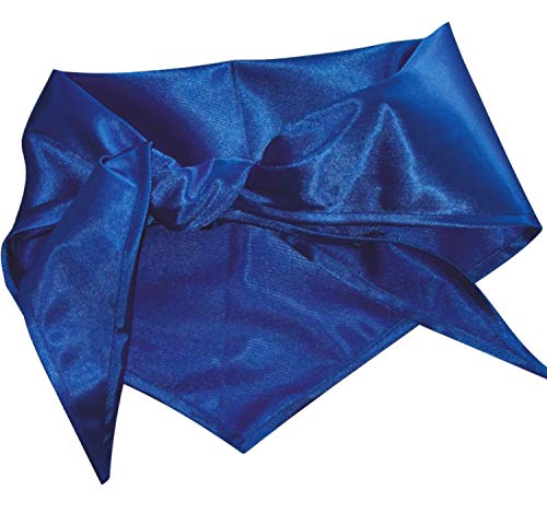 Krause & Sohn Halstuch Dreieckstuch blau Einheitsgröße Kostüm-Zubehör Fasching Karneval (blau) von Krause & Sohn