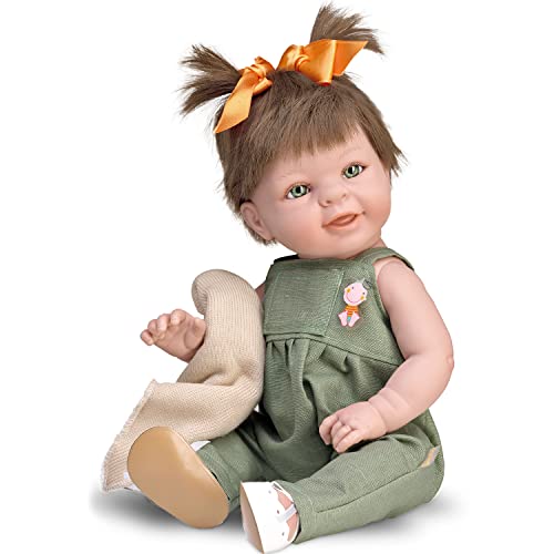 Krause & Sohn Hochwertige Puppe Spielpuppe 18-47 cm blond brünett rothaarig mit Vinylkörper Anziehpuppe für Kinder Spielzeug (Lilly - 47 cm) von Krause & Sohn