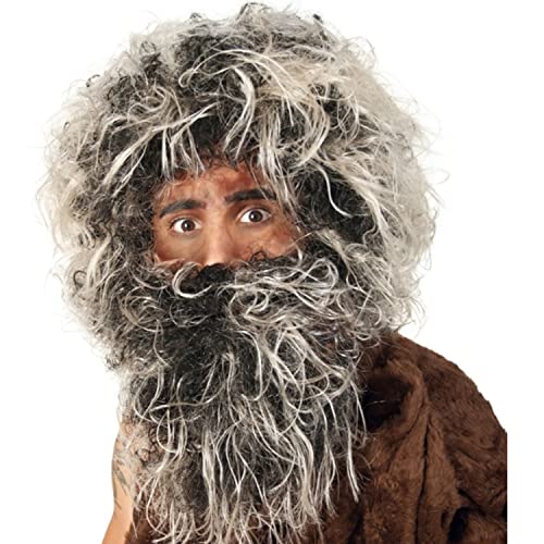 Krause & Sohn Steinzeit Perücke zottlig 33 cm mit Bart 25 cm für Herren Kostüm-Zubehör Fasching Krause & Sohn Steinzeit Perücke zottlig 33 cm mit Bart 25 cm für Herren Kostüm-Zubehör Fasching von Krause & Sohn