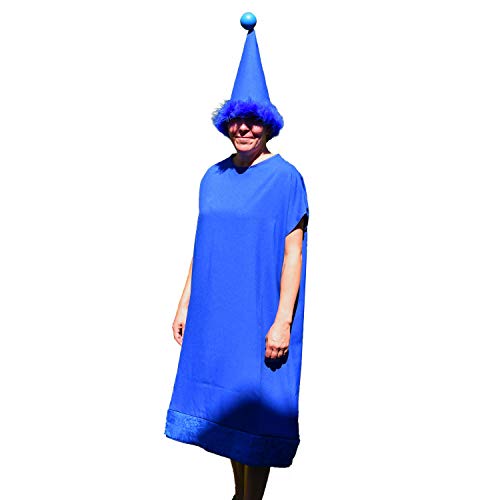Krause & Sohn Brettspiel Kostüm nicht ärgern Spielfigur Blau für Erwachsene Unisex-Kostüm Fasching Karneval (blau) von Krause & Sohn