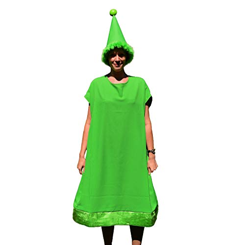 Krause & Sohn Brettspiel Kostüm nicht ärgern Spielfigur Grün für Erwachsene Unisex-Kostüm Fasching Karneval (grün) von Krause & Sohn