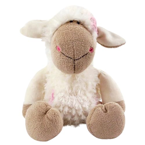 KreEzi Sheep Toys, Schaf Plüschtier, Schafe Plüsch Geschenke, Schaf-Kissen-Stofftier, Nettes Cartoon Gefüllte Puppen kleines Plüschtier zum Kuscheln für Kinder - 25 cm von KreEzi