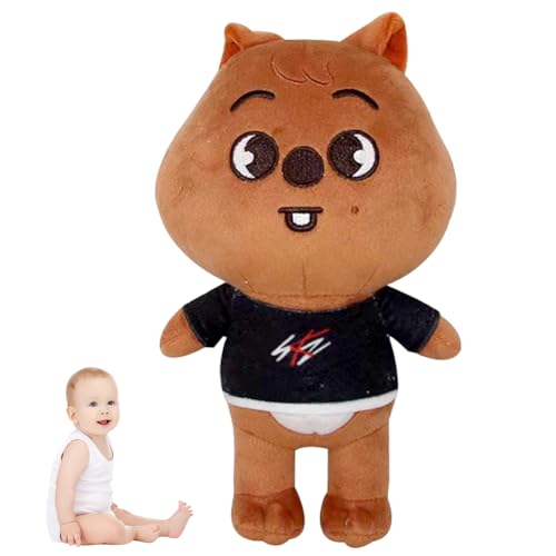 KreEzi Stray Kids Cute Plush Doll, Soft Plushie, Stray Kuscheltier, Stuffed Pillow Cushion, Stray Bär Plush Toy, Cartoon Soft Toy für Kinder Jungen und Mädchen Fans. von KreEzi