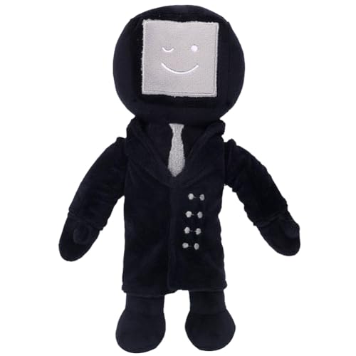 KreEzi Toilet Plush, Toilet Necktie TV Man and Titan TV Man Set Stuffed Doll, Camera Man Plush Doll, Plüschtier Kuscheltier für Spielfans Halloween for Boys and Girls von KreEzi