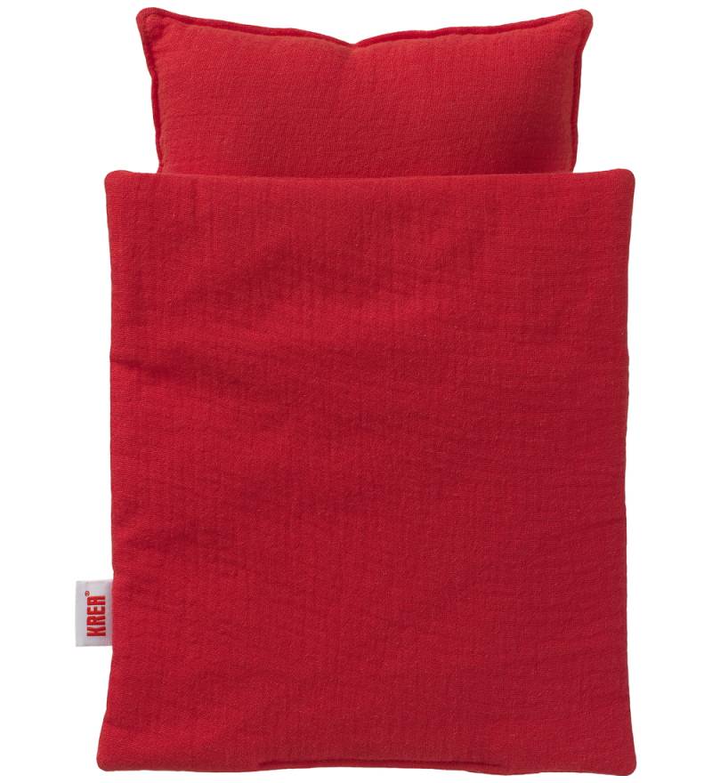 Krea Puppenbettwäsche - Rot - Krea - One Size - Puppenbettwäsche Krea Puppenbettwäsche - Rot - Krea - One Size - Puppenbettwäsche von Krea