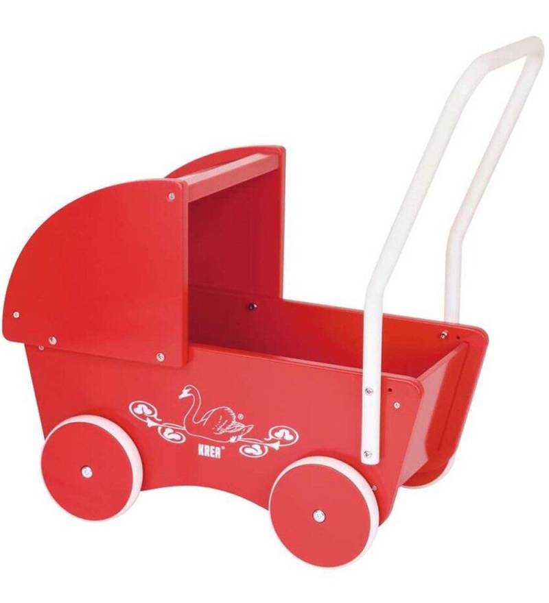 Krea Puppenwagen - Holz - Rot - Krea - One Size - Puppenwagen Krea Puppenwagen - Holz - Rot - Krea - One Size - Puppenwagen von Krea