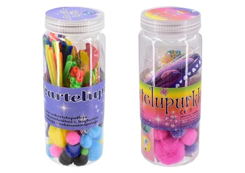 Kreative Kids Arts and Crafts 150 Stück Kinder Basteln DIY Bastelset Glas enthält Pompons, Pfeifenreiniger, Federn + mehr! Kreative Kids Arts and Crafts 150 Stück Kinder Basteln DIY Bastelset Glas enthält Pompons, Pfeifenreiniger, Federn + mehr! von Kreative Kids