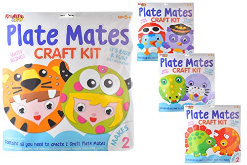 Kreative Kids TY2041 Plattenmates Bastelset | 1 von 4 verschiedenen Designs von Kreative Kids