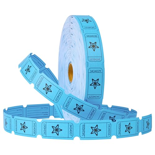 KreativeKraft Bingo Spiel Set oder Zubehör Marker Bingo Chips Plastik Tombola Lose Nummeriert Karten Ideal für Events und Partys (Blaue Los) von KreativeKraft
