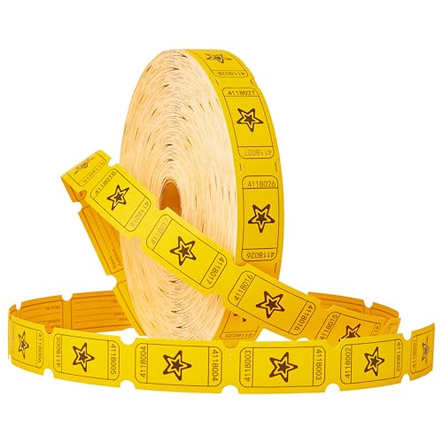 KreativeKraft Bingo Spiel Set oder Zubehör Marker Bingo Chips Plastik Tombola Lose Nummeriert Karten Ideal für Events und Partys (Gelbes Los) von KreativeKraft