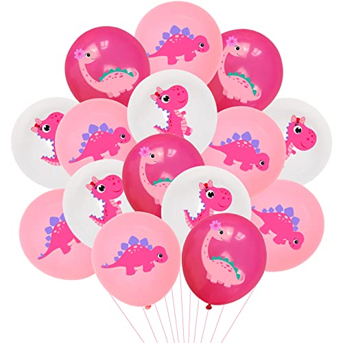 36 STÜCKE Dinosaurier Ballons Set für Mädchen, Dinosaurier Partyzubehör Rosa, Dino Print Latexballons für Geburtstag Baby Shower Dinosaurier Motto Partydekorationen 36 STÜCKE Dinosaurier Ballons Set für Mädchen, Dinosaurier Partyzubehör Rosa, Dino Print Latexballons für Geburtstag Baby Shower Dinosaurier Motto Partydekorationen von Kreatwow