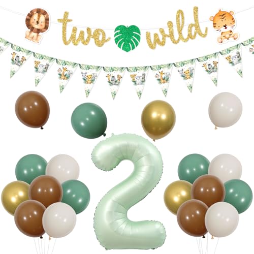 Kreatwow Zwei Wilde Geburtstag Party Dekorationen Zwei Wilde Banner Dschungel Safari Dreieck Banner Safari 2. Geburtstag Dekorationen Safari Tier Wimpel Banner Safari Tier Thema Zoo 2. Kreatwow Zwei Wilde Geburtstag Party Dekorationen Zwei Wilde Banner Dschungel Safari Dreieck Banner Safari 2. Geburtstag Dekorationen Safari Tier Wimpel Banner Safari Tier Thema Zoo 2. von Kreatwow